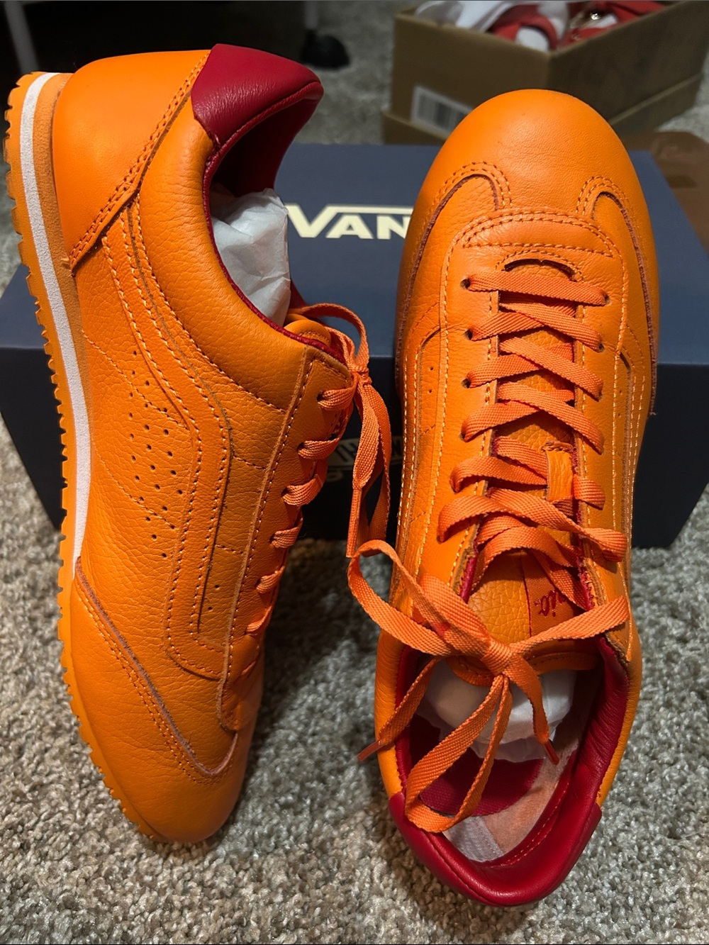 Rare! Vans Super Low Pro Solar Orange Unisex 7/8.5